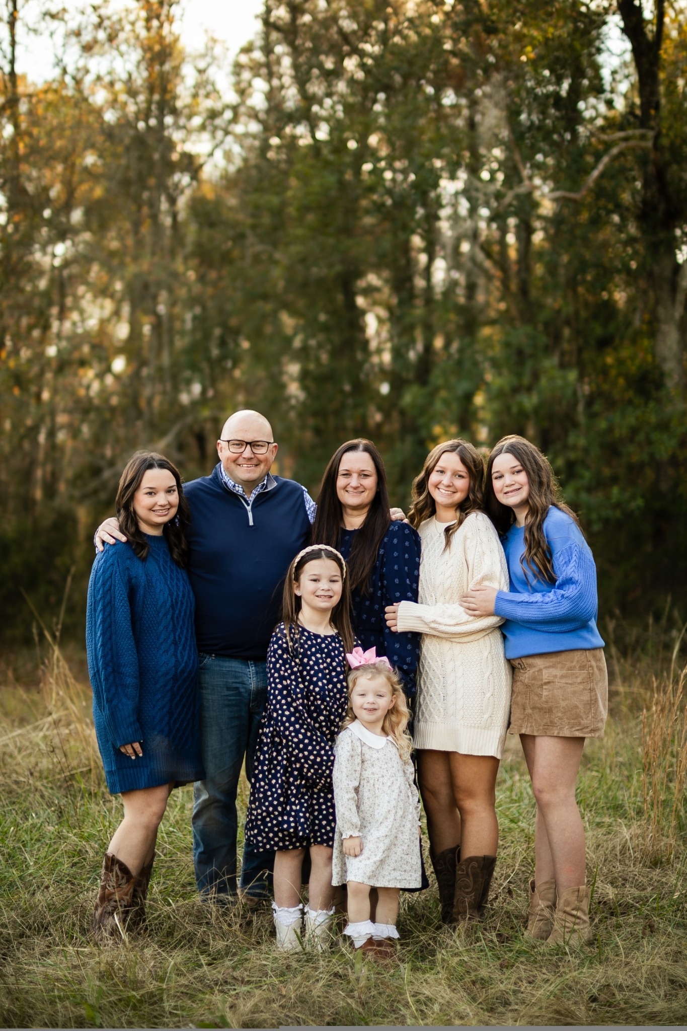 BJ and Colby Sims with their five daughters